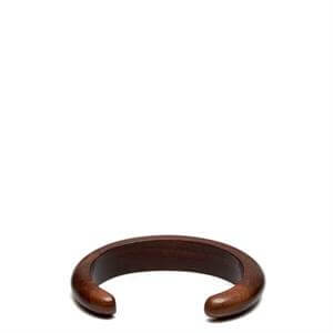 Branch Slim Rounded Wooden Cuff